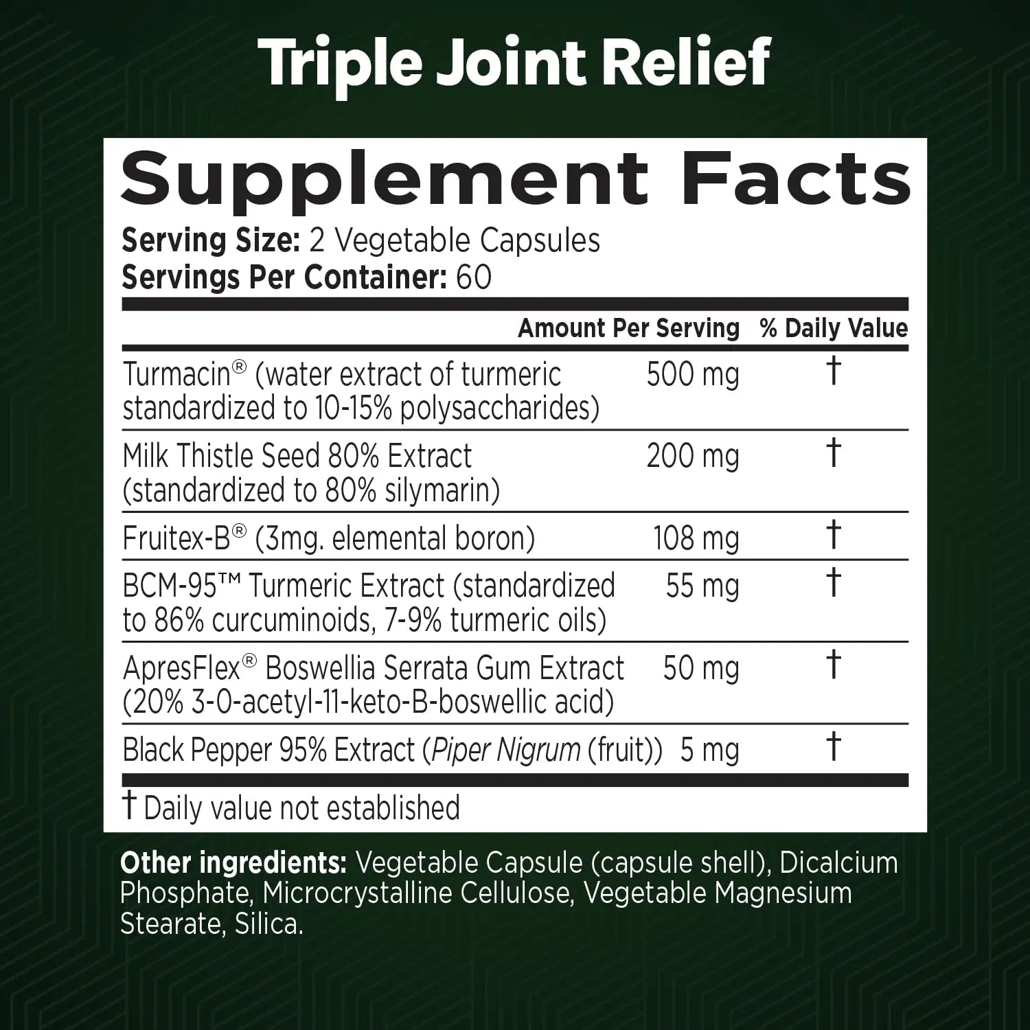 GREEN VALLEY NATURALS Triple Joint Relief Gold – Joint Support Supplement with Turmeric (Turmacin®, BCM-95®), Boswellia (AprèsFlex®) & Boron – Supports Mobility & Flexibility – 120 Capsules GREEN VALLEY NATURALSAu supplements