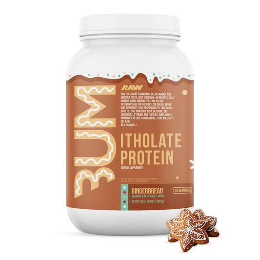 RAW Whey Isolate Protein Powder, Gingerbread (CBUM Itholate Protein) - 100% Grass RAWAU supplements