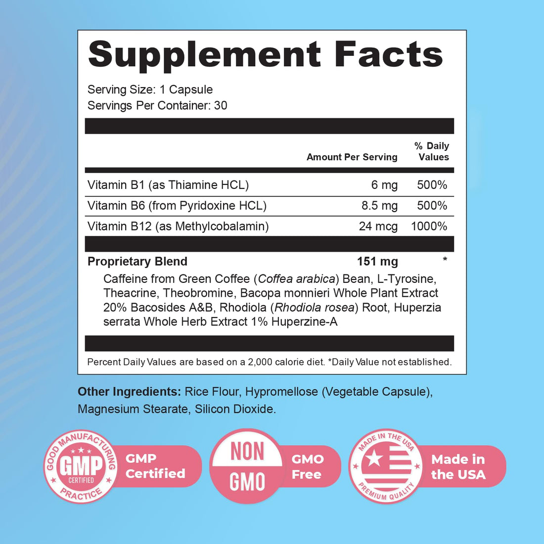 Nature’s NutriWave Memyts – Natural Daily Supplement with B Vitamins and Herbal Extracts | Non-GMO | Made in USA | 100% Natural, 30 Capsules, 2-Month Supply Nature’s NutriWave Au supplements