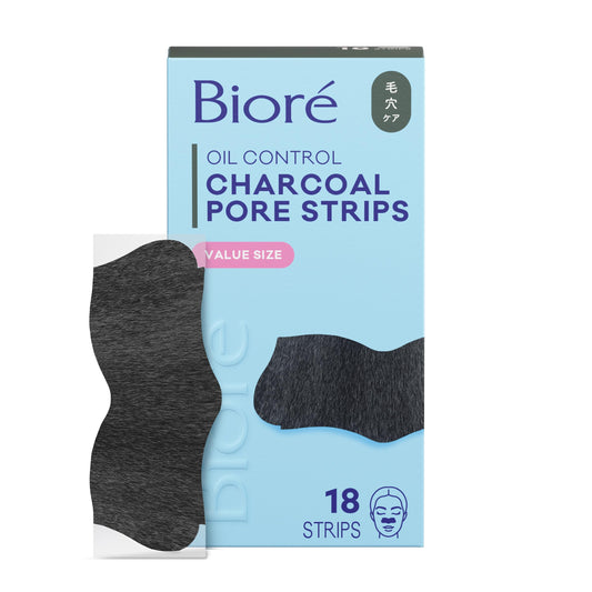 Biore Charcoal, Deep Cleansing Pore Strips, Nose Strips for Blackhead Removal on Oily Skin BioréUS supplements