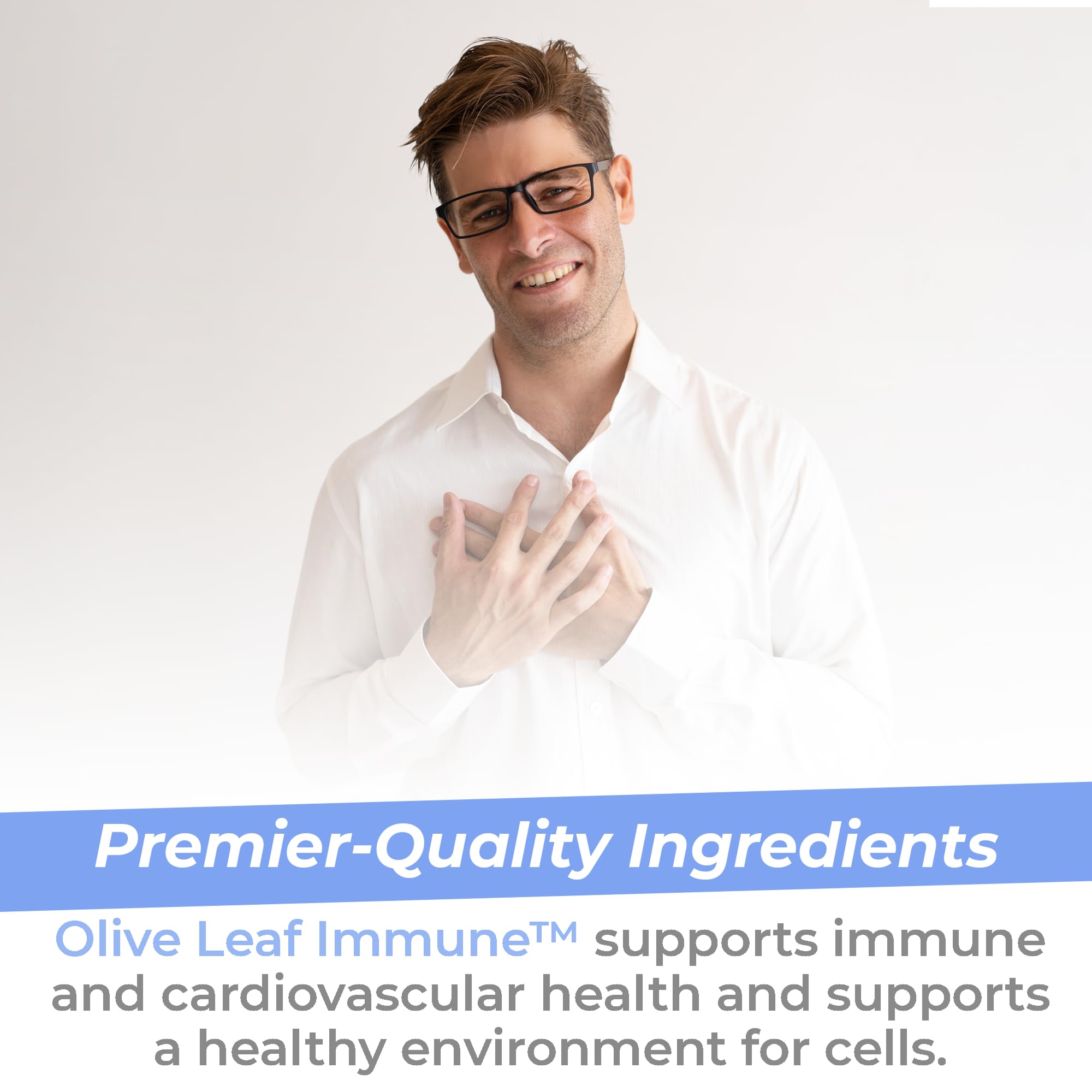 Premier Research Labs Olive Leaf Immune - Olive Leaf Extract Capsules, The Olive Leaf Pills with Phytonutrient Oleuropeinm, Herbal Supplement for Immune & Heart Health Support - 60 Vegetarian Capsules Premier Research Labs Au supplements