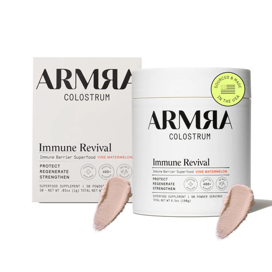 ARMRA Colostrum™ Premium Powder, Grass Fed, Gut Health Bloating Immunity Skin & Hair, Contains 400+ Bioactive Nutrients, Keto, Gluten & Fat Free (Vine Watermelon Bundle | 120 Servings) ARMRAAU supplements