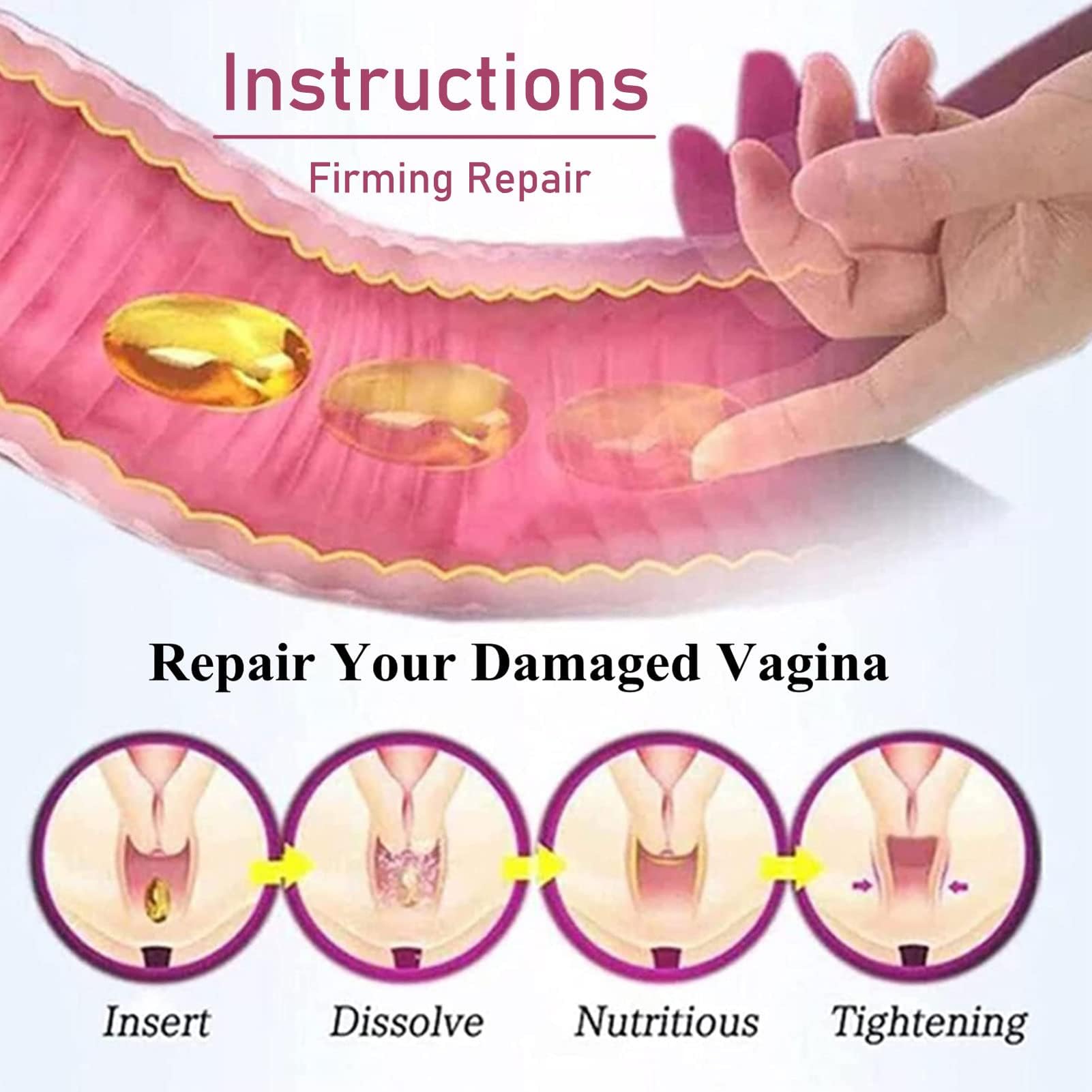 Dexcara Detox Repair,2024 New Natural Repair Vagianal Capsules,Natural Detox Viginal Capsules Generic Au supplements
