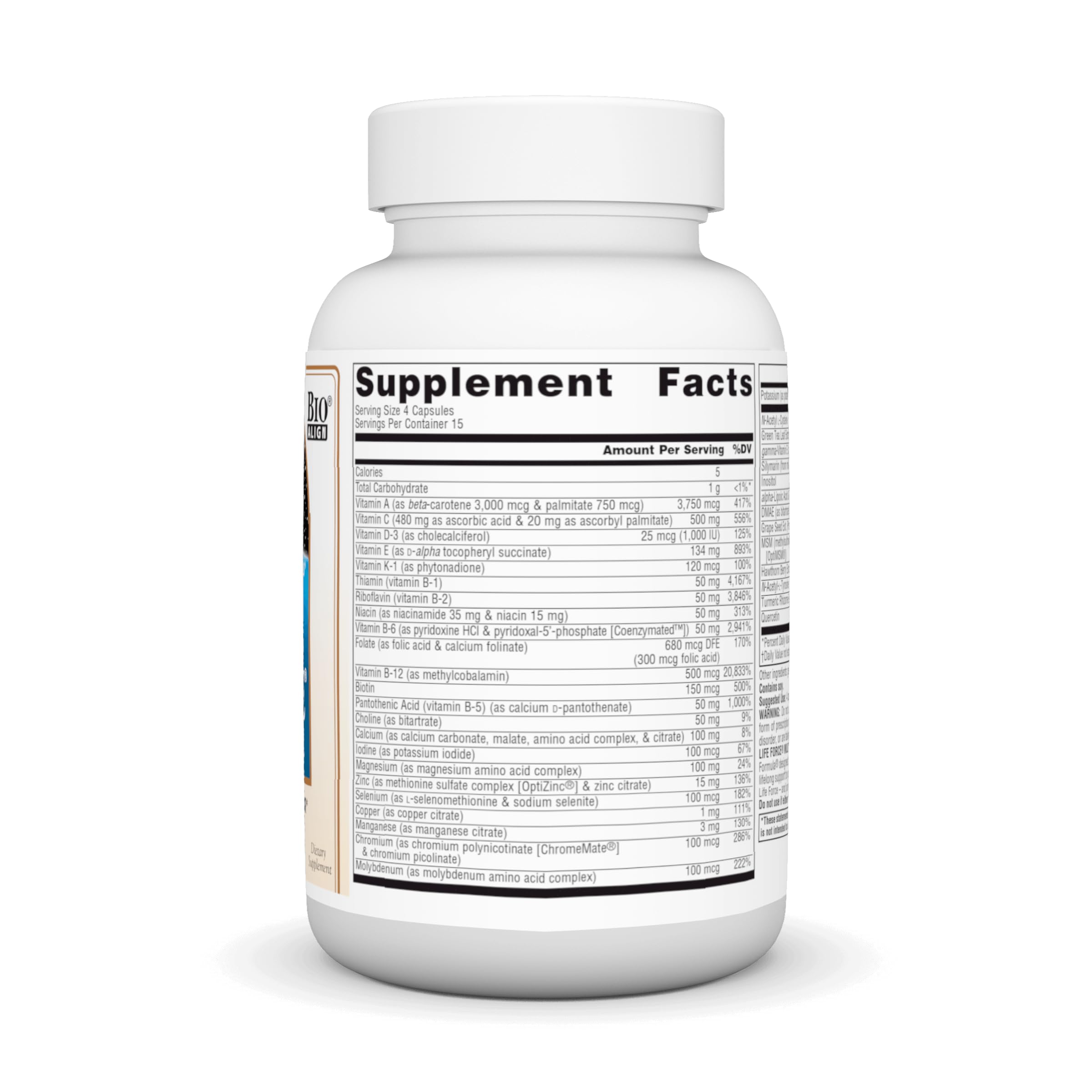 Source Naturals Life Force Multiple Iron Free Daily Multivitamin High Potency Essential Vitamins, Minerals, Antioxidants & Nutrients - Energy & Immune Boost* - 60 Capsules Source Naturals Au supplements