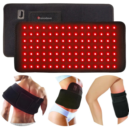 Red Light Therapy Infrared Light Therapy Pad for Body Pain NIR Deep Therapy for Back Knee Hands bonodaveAU supplements