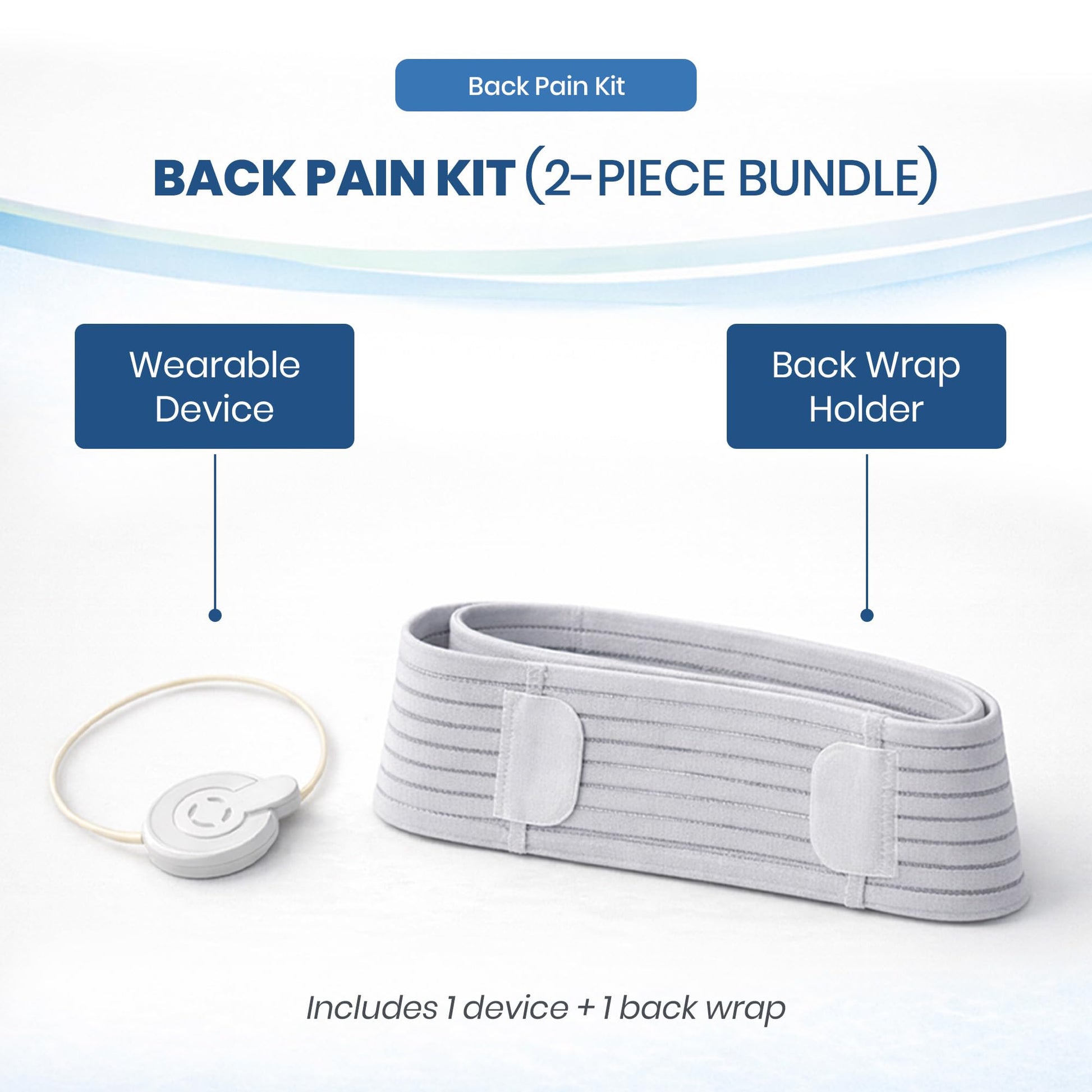 Mint Bucket ActiPatch Wearable Pain-Relief Device, Adjustable Back Wrap Kit for Lower Back, Secure Velcro Hold, Drug-Free Therapy Support, Device + Wrap Included Mint Bucket Brands Au supplements