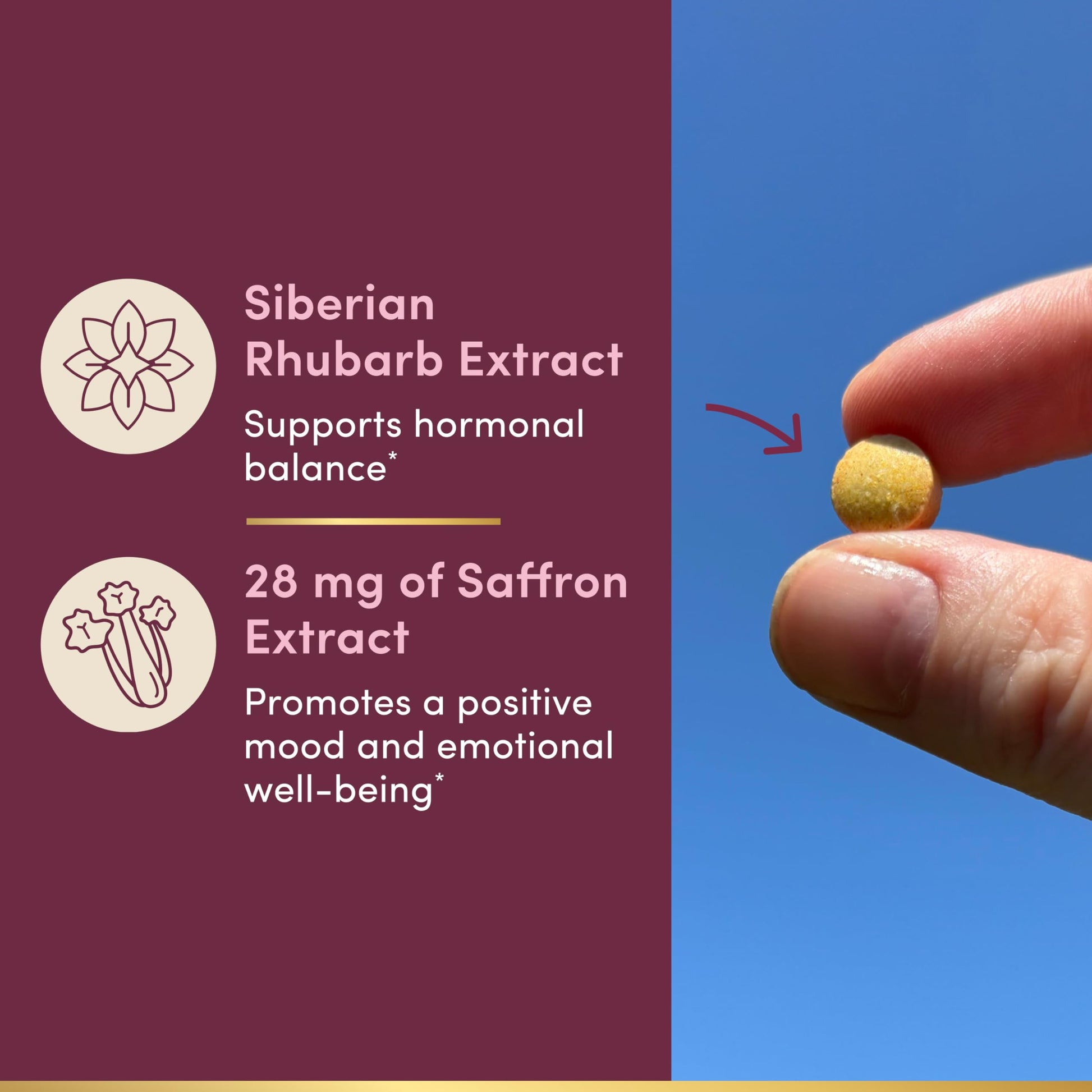 Nature’s Bounty Optimal Solutions Advanced Menopause Relief, Menopause Supplement for Women featuring Siberian Rhubarb, Hotflash Relief, No added Hormones, Drug-Free, 30 Tablets, 30 Total Servings Nature's BountyBuy Supplements Australia