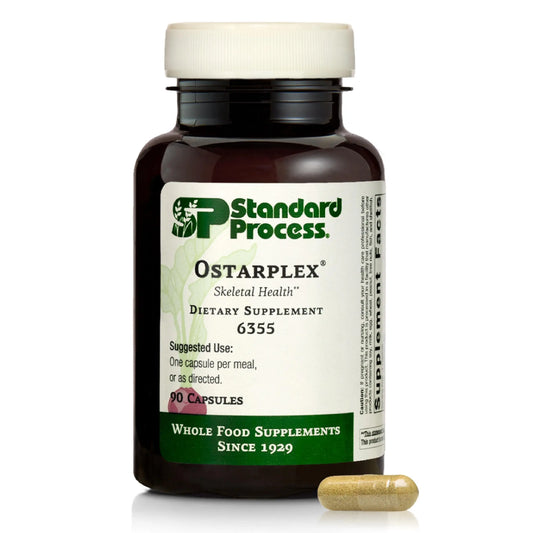 Standard Process Ostarplex - Dietary Supplement for Connective Tissue Health - Aids Liver Health & Function - Contains Vitamin B6 - Non-Dairy - 90 Capsules (90 Servings) Standard Process Inc.AU supplements