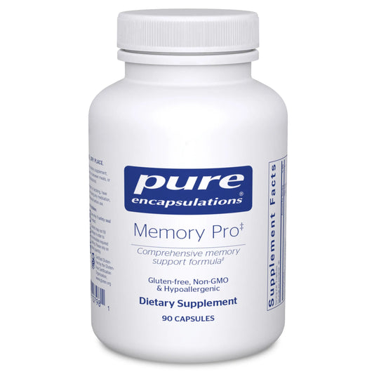 Pure Encapsulations Memory Pro | Comprehensive Memory Support Formula | 90 Capsules Pure EncapsulationsAU supplements