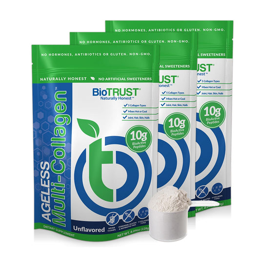 BioTrust Ageless Multi Collagen Protein Powder – 5 Collagen Types (I, II, III, V, X) BioTrustAU supplements
