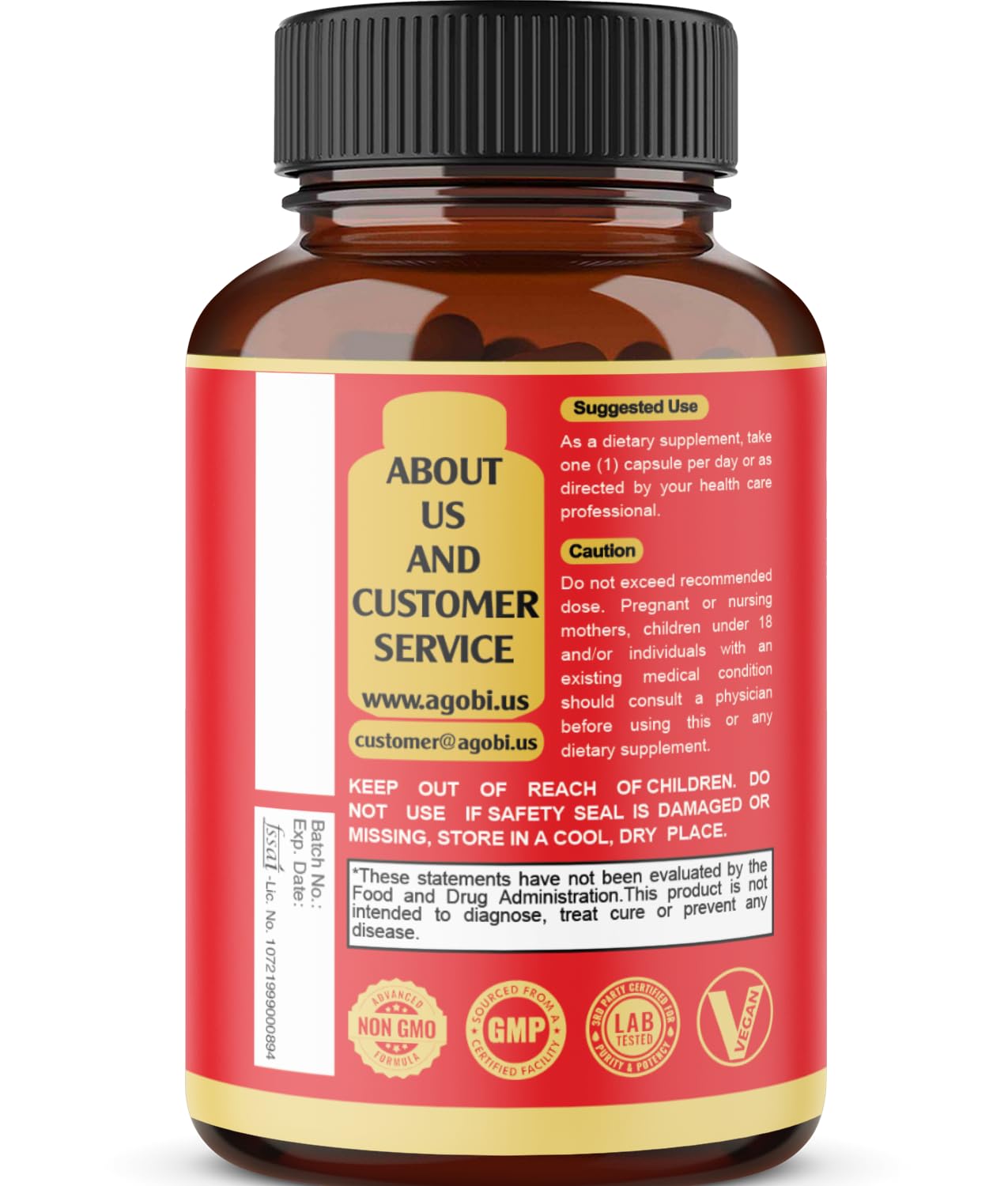 Maca Root Capsules - Supports Natural Health - Energy - Performance & Mood Supplement - Enhanced Blood Flow 3-Month Supply agobi Au supplements