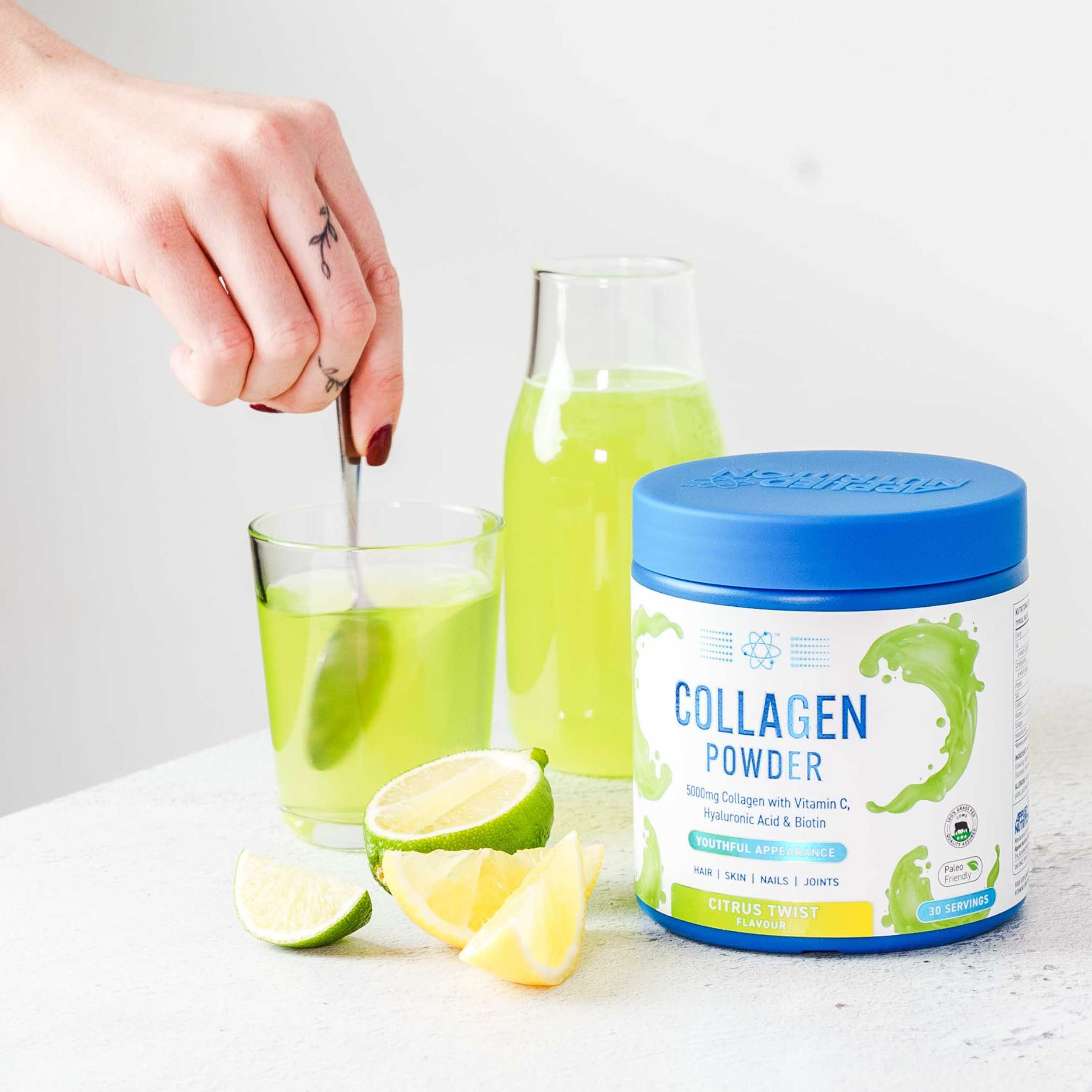 Applied Nutrition Collagen Powder - Citrus Twist Flavour - 5000mg Hydrolysed Bovine Flavoured Applied Nutrition Au supplements