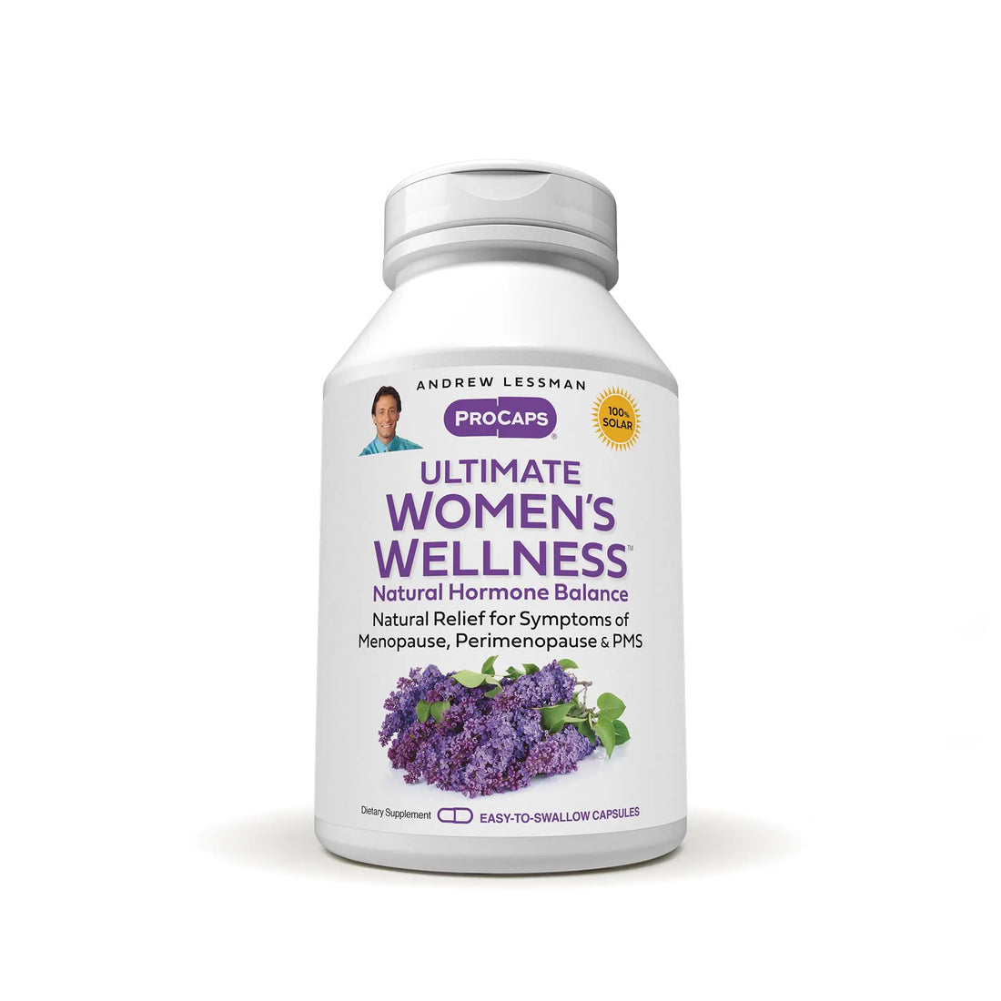 ANDREW LESSMAN Ultimate Women’s Wellness 60 Capsules - Naturally Relieves Menopause Symptoms, PMS, Perimenopause with Soy Isoflavones, EGCG, Cranberry, Indole-3-Carbinol. Easy to Swallow Capsules ANDREW LESSMAN uk supplements