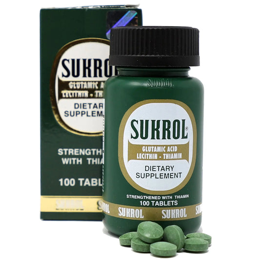 Sukrol, Vitamin, Improve Healthy Brain Function, 100 Tablets, Bottle SukrolAU supplements