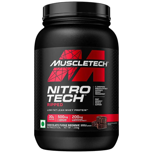 Protein Powder for Weight Loss |MuscleTech Nitro-Tech Ripped |Whey Protein Powder MuscleTechAU supplements
