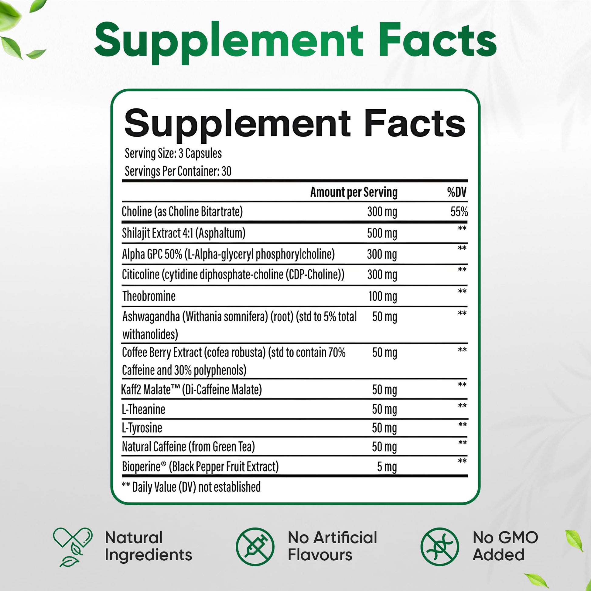 12-in-1 Natural Nootropic Brain Supplement for Memory and Focus, Nootropic for Men & Women, Brain Support Pill for Adults, Brain Vitamins - Focus 30 Day Supply Executive Focus Au supplements