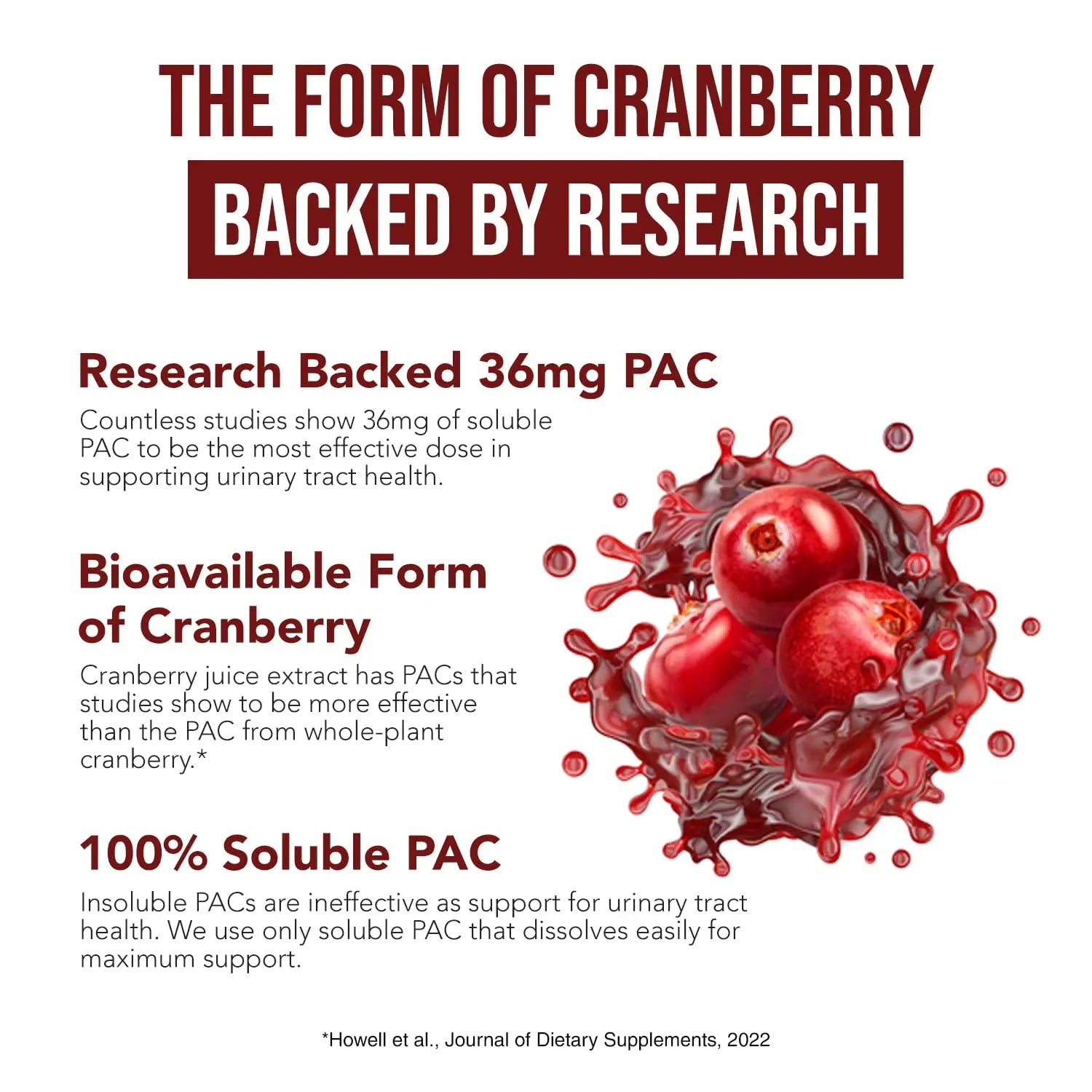 CranEaze®: Cranberry Juice Extract Plus D-Mannose – 36 mg PAC, 100% Soluble PAC - Supports Urinary Tract Health – Most Effective Cranberry Pills for Women, UTI Cranberry Supplement - 60 Capsules Triquetra Health Au supplements