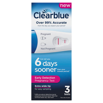 Clearblue Early Detection Pregnancy Test, 3 Ct Clearblue Au supplements
