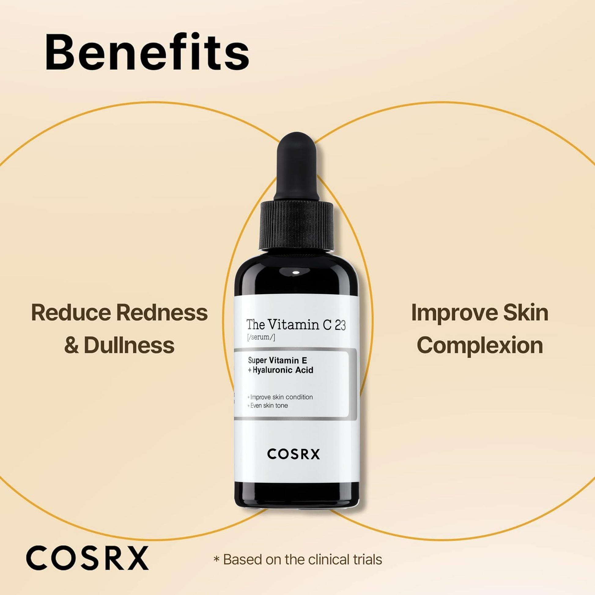 COSRX Pure Vitamin C Serum with Vitamin E & Hyaluronic Acid, Brightening COSRX Au supplements