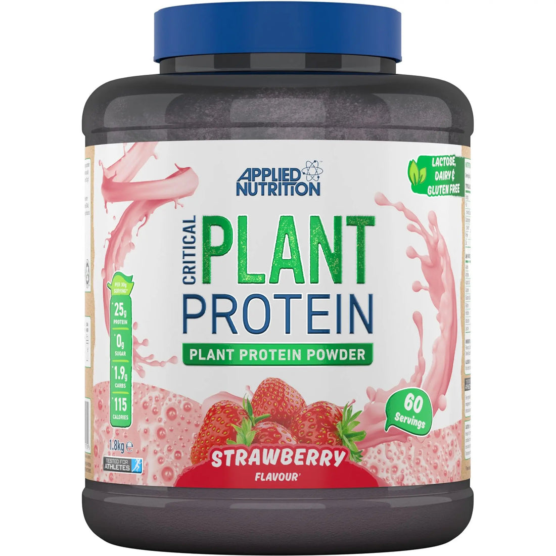 Applied Nutrition Plant Protein Powder – Critical Plant Vegan Protein Shake with SOYA Applied Nutrition uk supplements