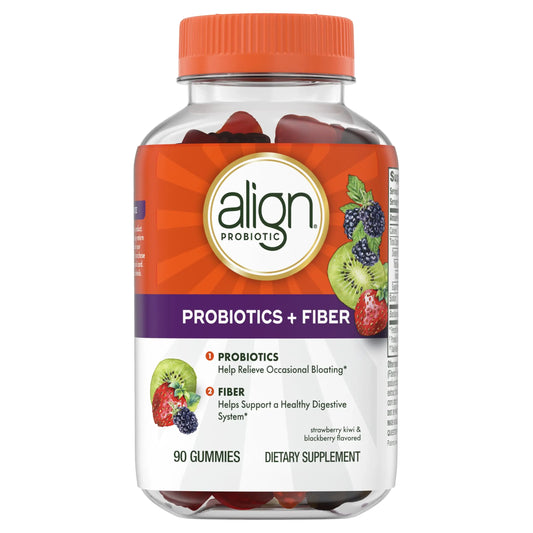 Align Probiotic, Probiotics + Fiber Gummies, Probiotics Help Relieve Occasional Bloating*, Fiber Helps Support a Healthy Digestive System AlignAU supplements