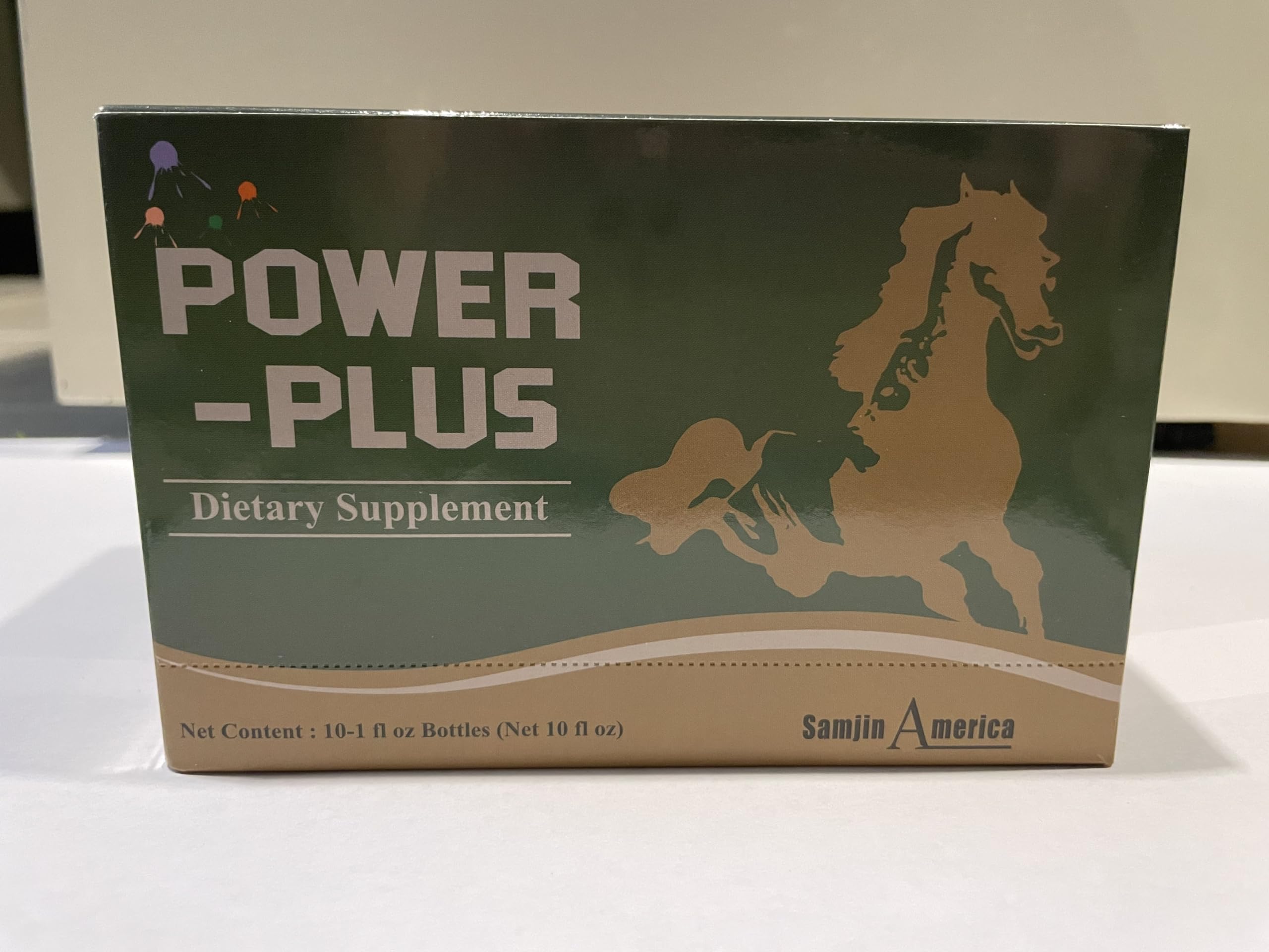 Skydia Power Plus - 10 Bottles Power-Plus Botanical Blend Liquid Supplement (1 FL OZ) Korean Ginseng Extract Ginseng Supplement Natural Men Tonic Ginseng Root Korean Red Ginseng Drops Skydia Au supplements