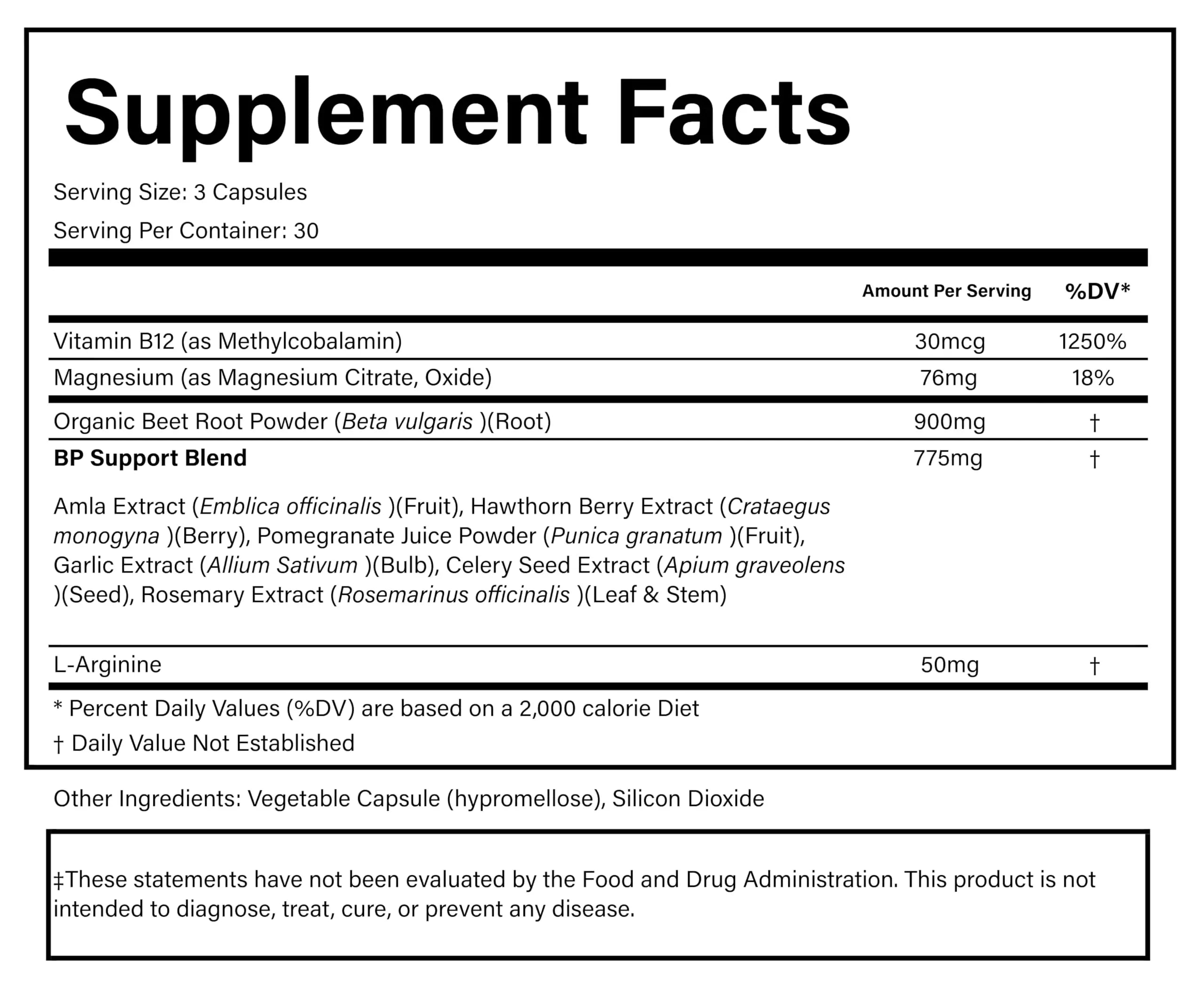 PURE® Beets+ Organic Beet Root Capsules - 900mg - 90 Count, 30 Servings - Blood Pressure & Circulation Support Supplement - with L-Arginine, Hawthorn Berry & B12 - Cardiovascular Health - Made in USA PURE Au supplements