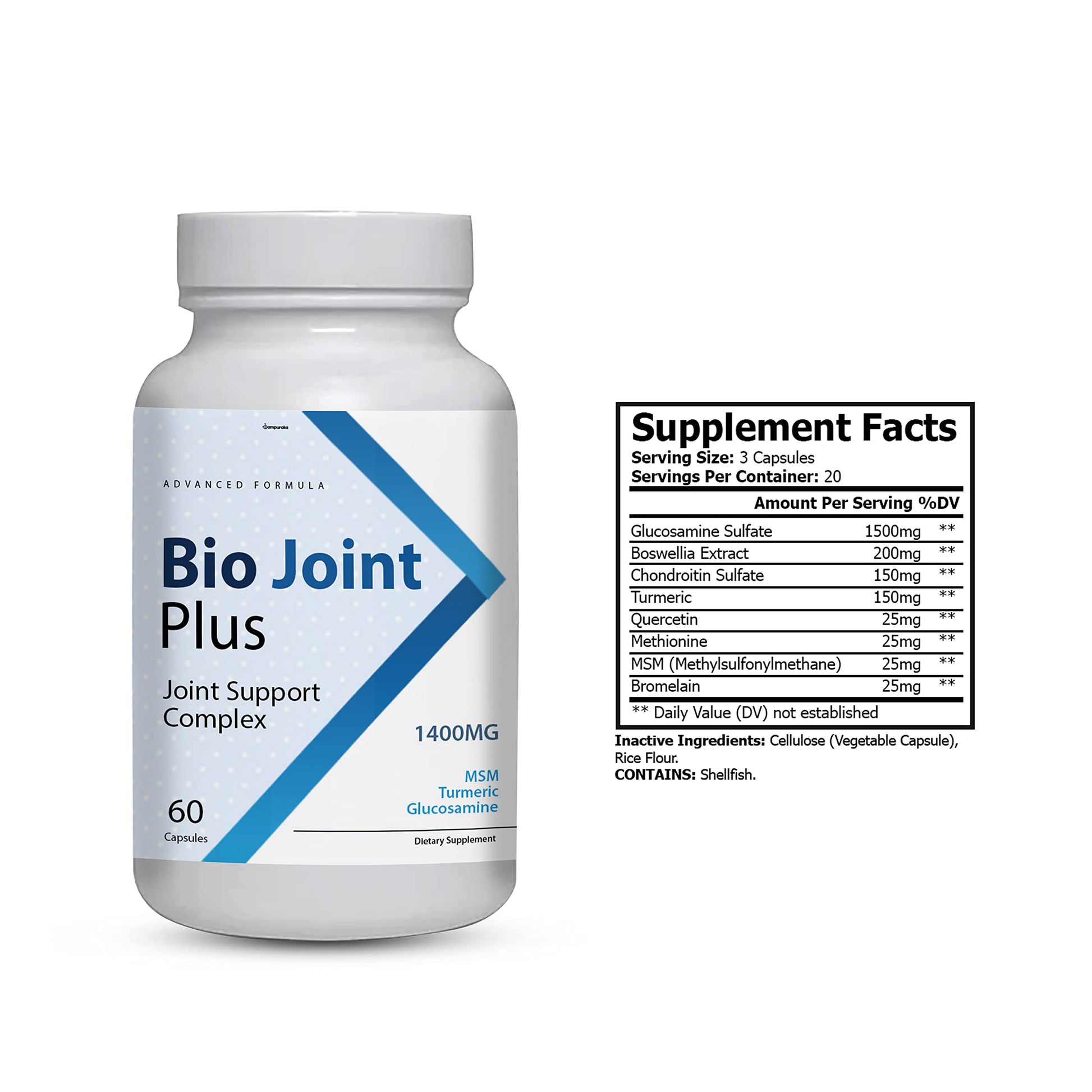 Joint Bio Plus Advanced Formula Supplement (2 Packs) 60 Days Supply Sampuraka Au supplements
