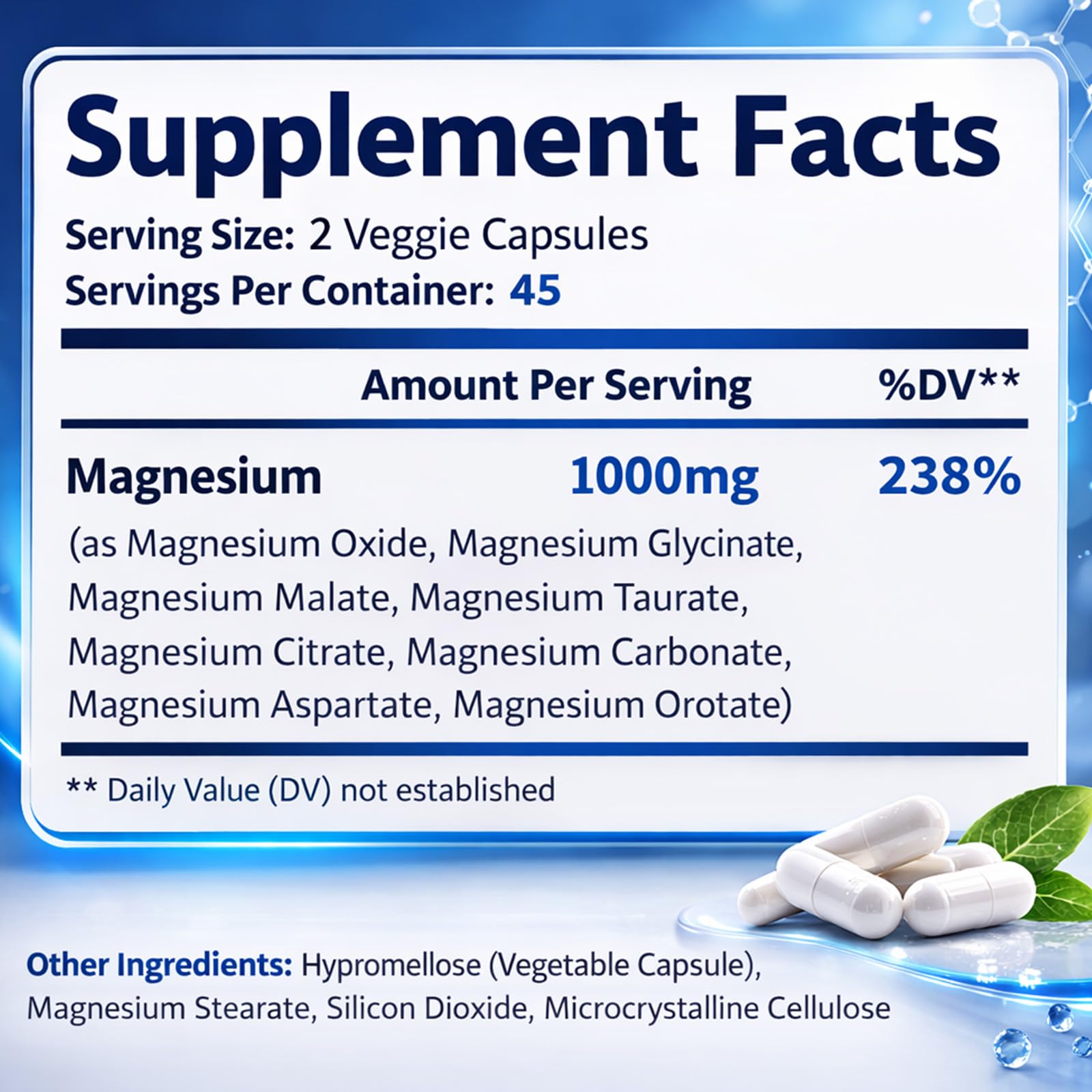 Top Nurex Magnesium Complex Supplement for Women & Men | 1000mg Maximum Absorption | 8 Magnesium Forms Including Glycinate, Citrate, Malate | Supports Relaxation, Sleep, Bone Strength | 90 Capsules Art anime Au supplements