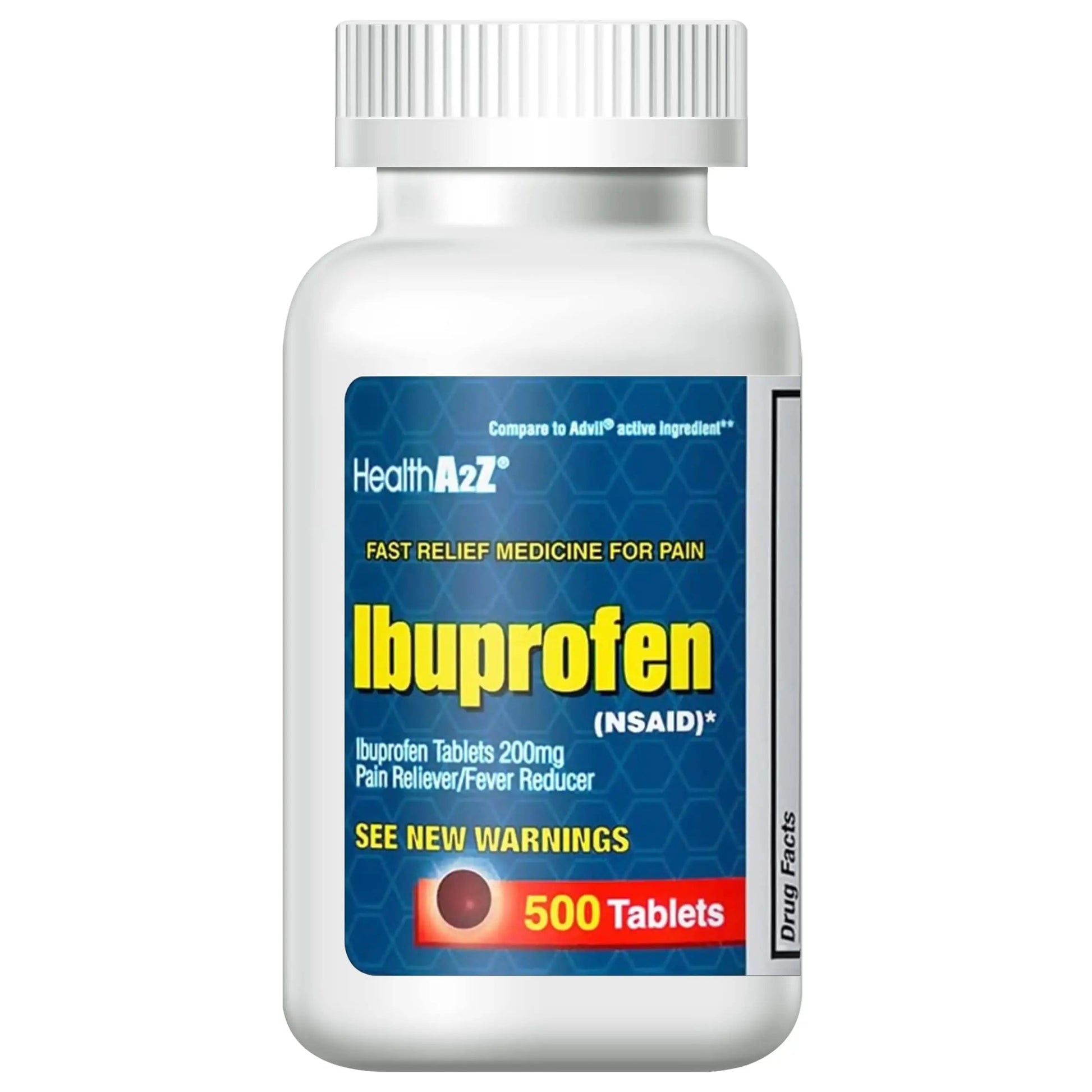 HealthA2Z® Ibuprofen 200mg | 500 Counts | Pain Relief | Body Aches | Headache | Arthritis | Cramps | Back Pain | Fever Reducer… (500 Count) HealthA2Z Au supplements