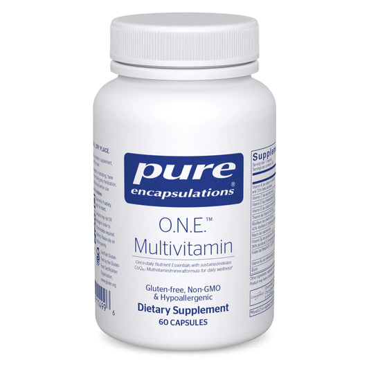 Pure Encapsulations O.N.E. Multivitamin - Once Daily Multivitamin with Antioxidant Complex Metafolin, CoQ10, and Lutein to Support Vision, Cognitive Function, and Cellular Health* - 60 Capsules Pure EncapsulationsAu supplements