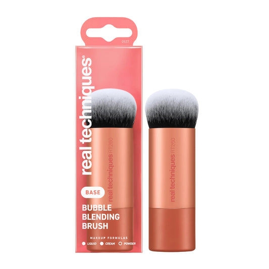 Real Techniques Bubble Blending Makeup Brush, Multipurpose Foundation Brush For Liquid, Cream, & Powder Products, Unique Round Brush Head, Synthetic Bristles, Vegan & Cruelty Free, 1 Count Real TechniquesAU supplements