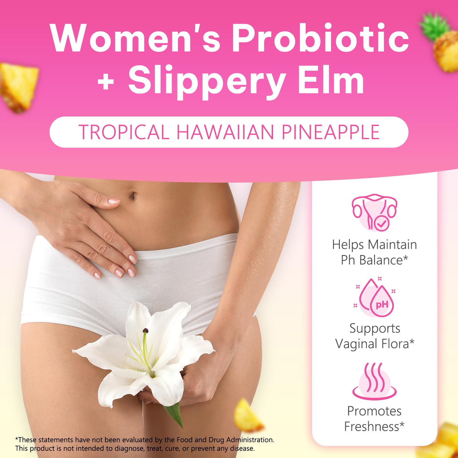 Onznoz Feminine Balance Gummies for Women, Vaginal Probiotics with Prebiotics & Lactobacillus Probiotic Blend, Supports pH Balance & Immune Health, Womens Probiotic Slippery Elm Onznoz Au supplements