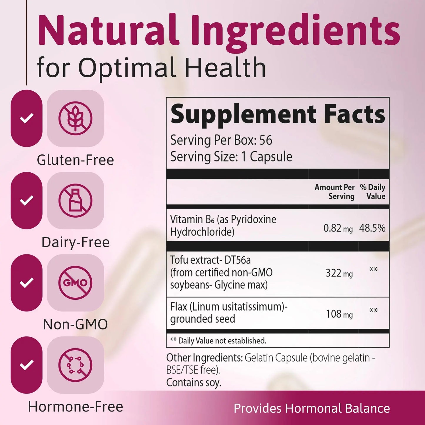 Femarelle® Recharge – Menopause Supplement for Women - Clinically Proven Menopause Relief - Hot Flashes, Night Sweats, Sleep & Libido Support Within 1st Month, Gluten-Free, GMO-Free & Hormone Free FemarelleAU supplements