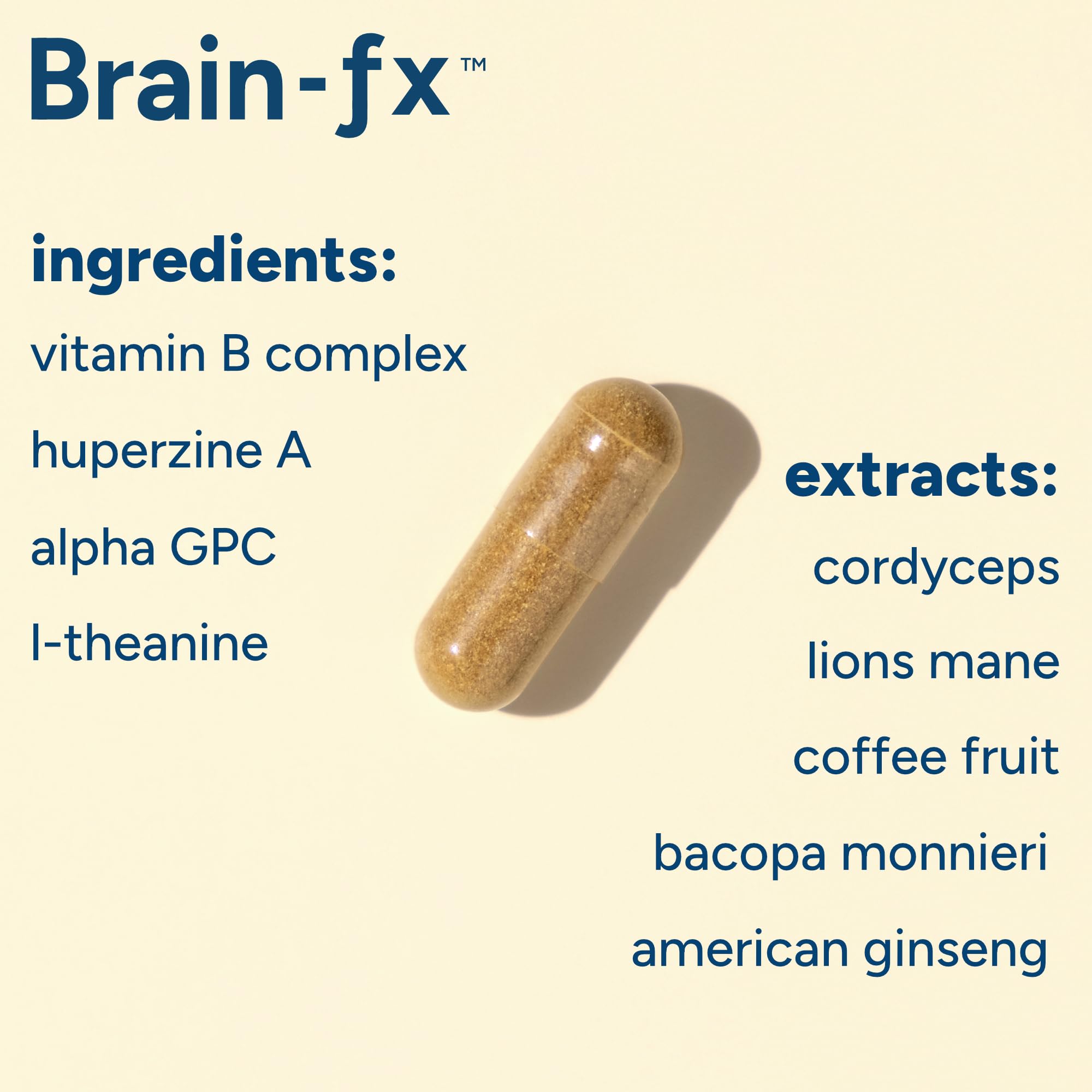 PPO Lab® Brain-fx™ Extended-Release Vitamins for Brain Health, Supplement for Memory and Focus with Nootropics, BDNF Factor, Methylated B Complex, L-Theanine, Lions Mane, Alpha GPC - 60 Capsules PPO Lab Au supplements