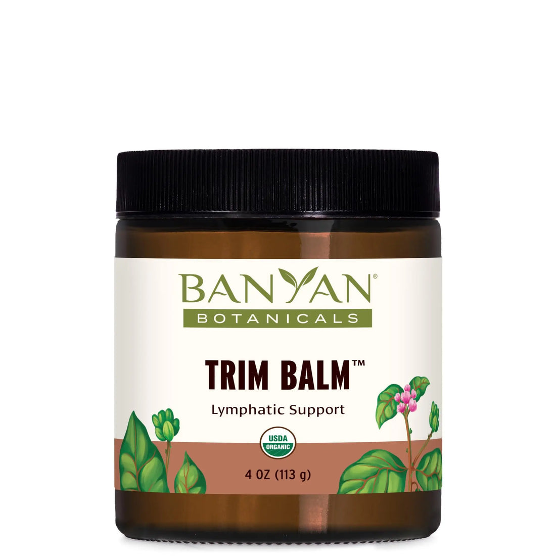 Banyan Botanicals Trim Balm - Certified Organic, 4 oz - Chitrak and Guggulu Increases Metabolism Banyan Botanicals uk supplements