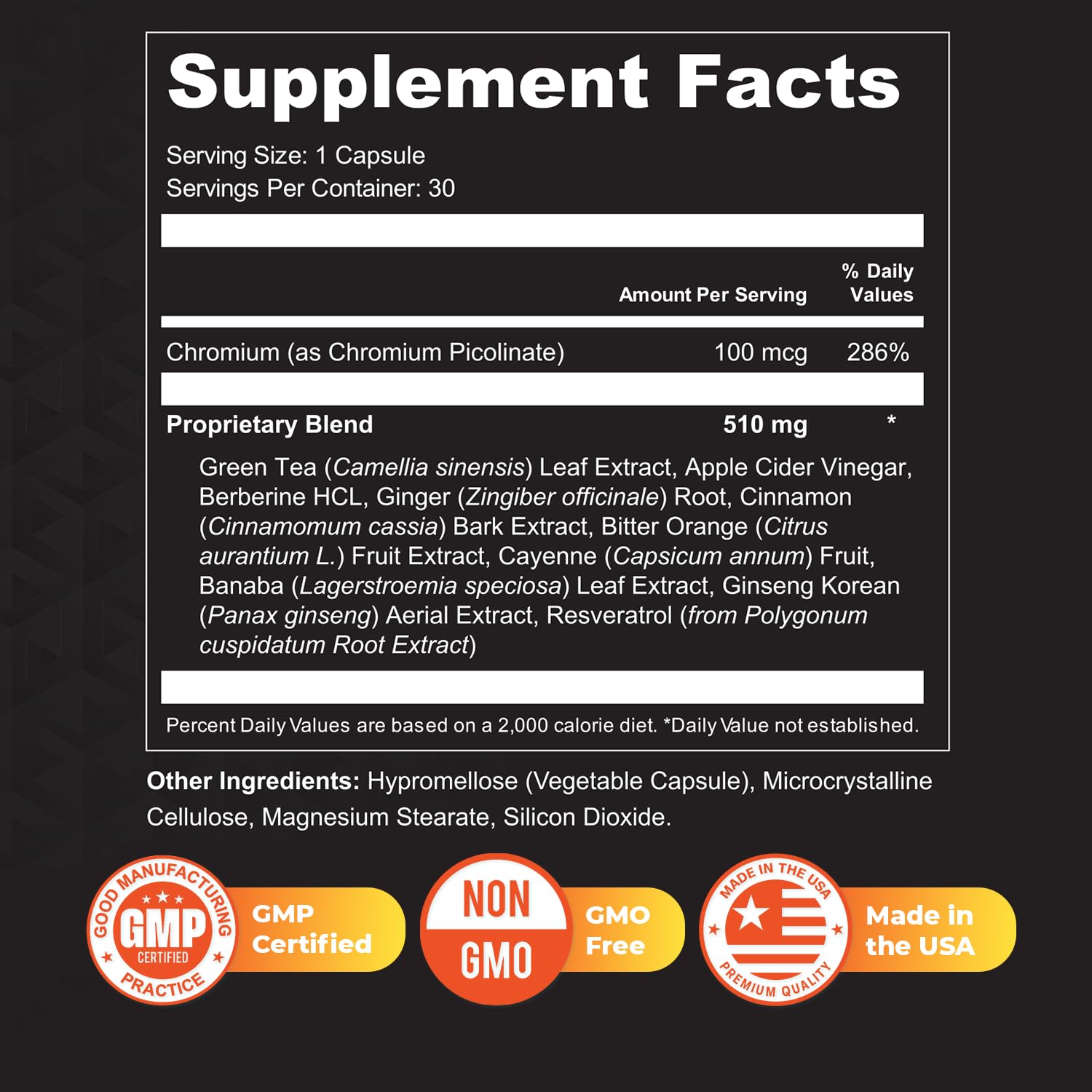 Laellium Capsules – Natural Supplement with Green Tea, Apple Cider Vinegar & Ginseng – Non-GMO, Supports Wellness – 30 Capsules, 1 Month Supply Nature’s NutriWave Au supplements