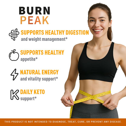 (2 Pack) Burn Peak Capsules - Official BurnPeak Weight Pills Advanced Premium Support, All Natural Burn Peak Pink Salt Trick Supplement for Overall Health & Wellness Reviews, 120 Capsules for 2 Months pharmageticsAu supplements