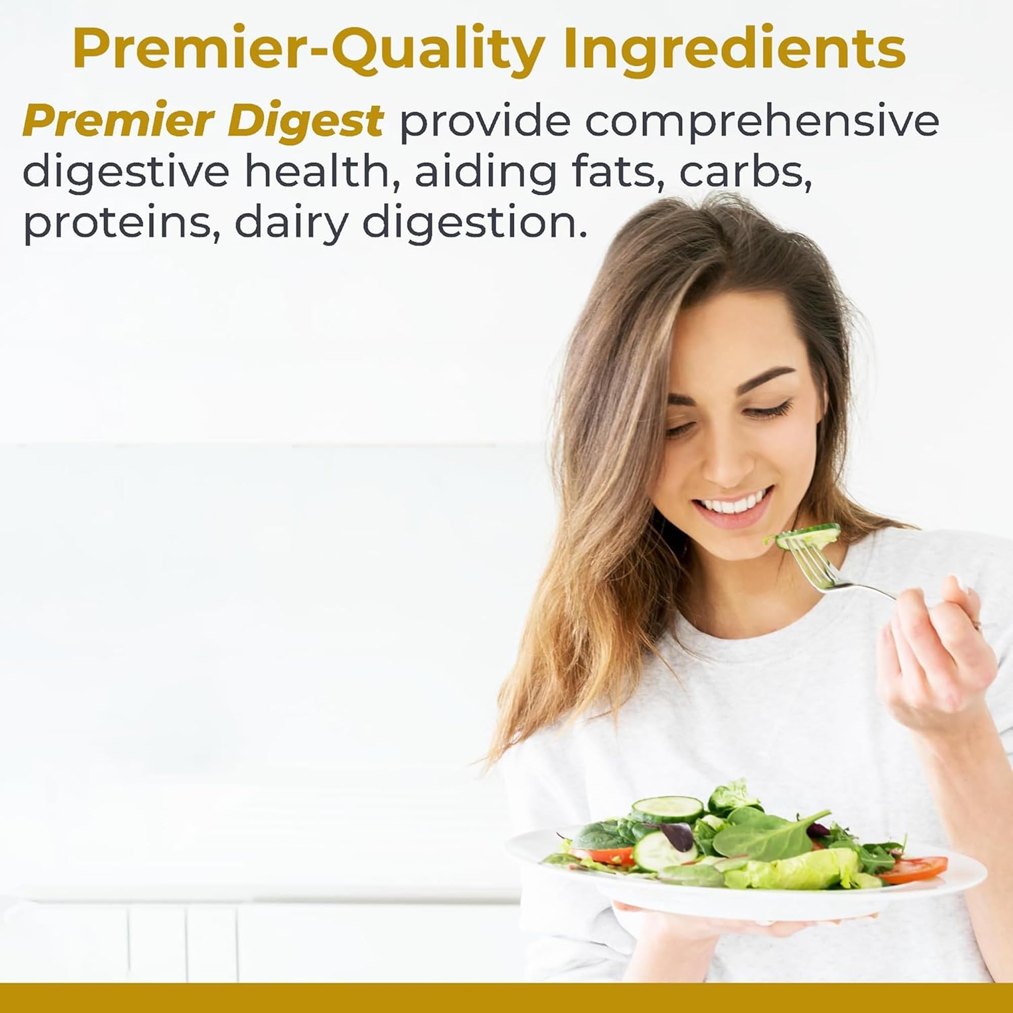 Premier Research Labs Active Digestive Enzymes with Probiotic and Prebiotics - Promotes Full-Spectrum Digestive Support - with Amylase, Protease & Lipase, 60 Plant-Sourced Capsules Premier Research Labs Au supplements