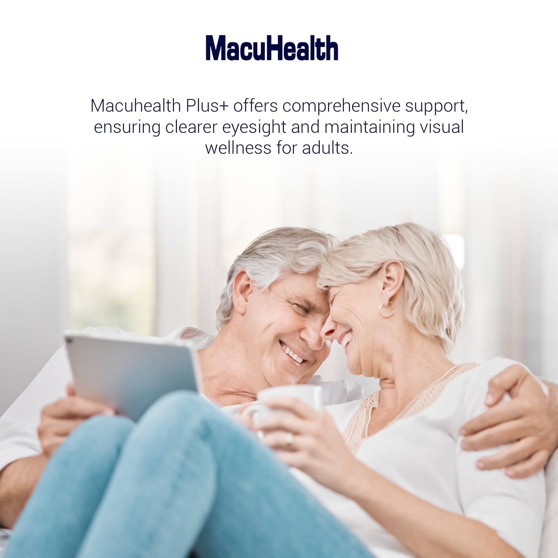 Macuhealth Plus+ Eye Vitamins Supplement for Adults - 90 Day Supply with Lutein, Zeaxanthin, and Meso-Zeaxanthin - Unflavored, Vitamin for Eyes Macuhealth Au supplements