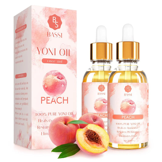 2 Pack Yoni Essential Oil Organic Feminine Oil Eliminates Odor Vaginal Moisturizer for Wetness BASSIAU supplements