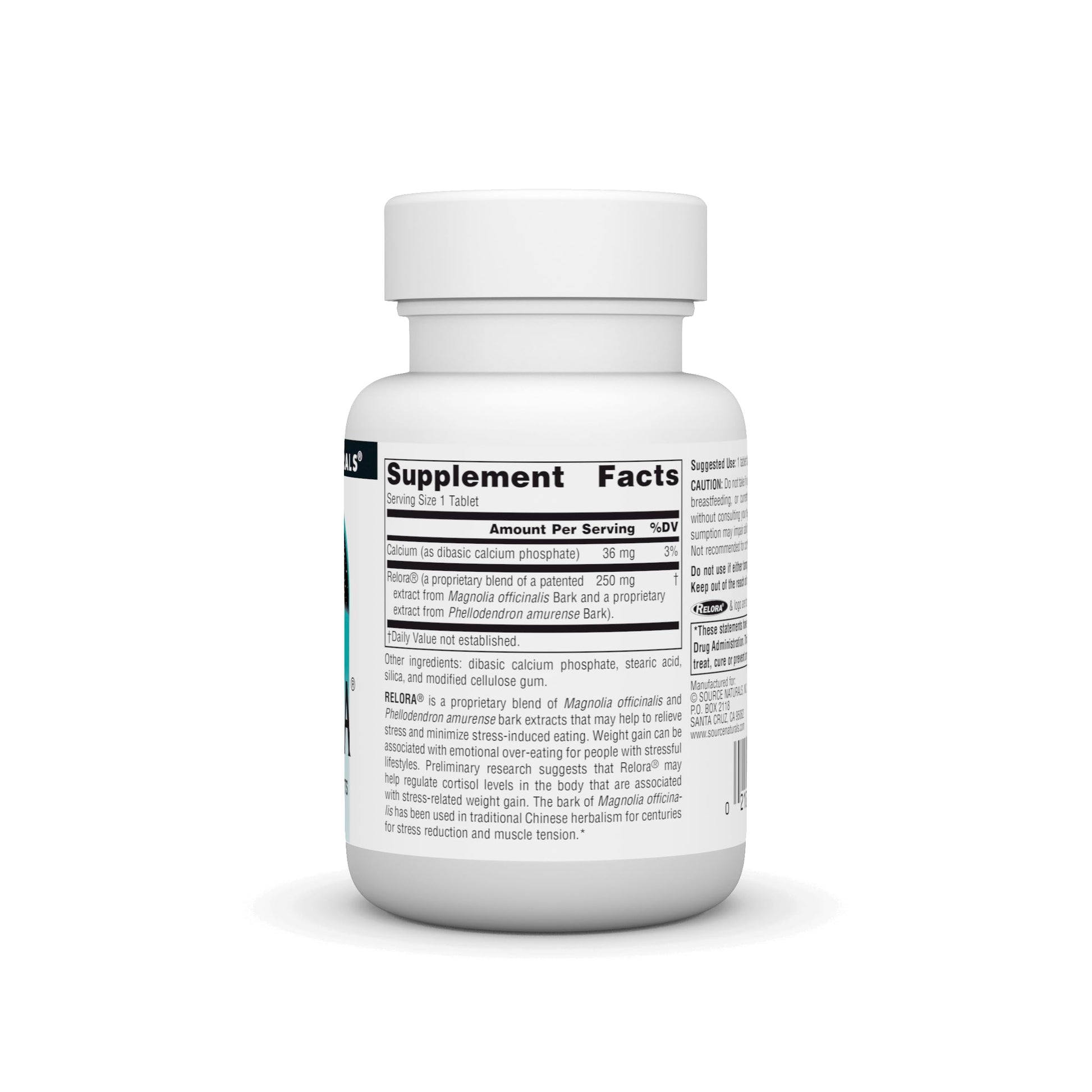 Source Naturals Relora, Promotes Healthy Eating Behavior and Muscle Relaxation Support*, 250 mg - 90 Tablets Source Naturals Au supplements