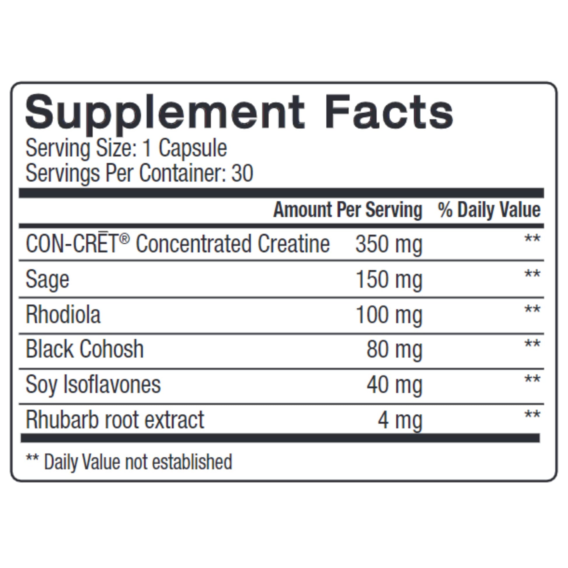 pH-D Feminine Health - Holistic Menopause Support - Oral Supplement with CON-CRET Concentrated Creatine pH-D Feminine Health Support Au supplements