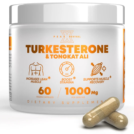 Peak Revival-X Turkesterone & Tongkat Ali 1000mg Supplement - 500mg Peak Revival-XAU supplements