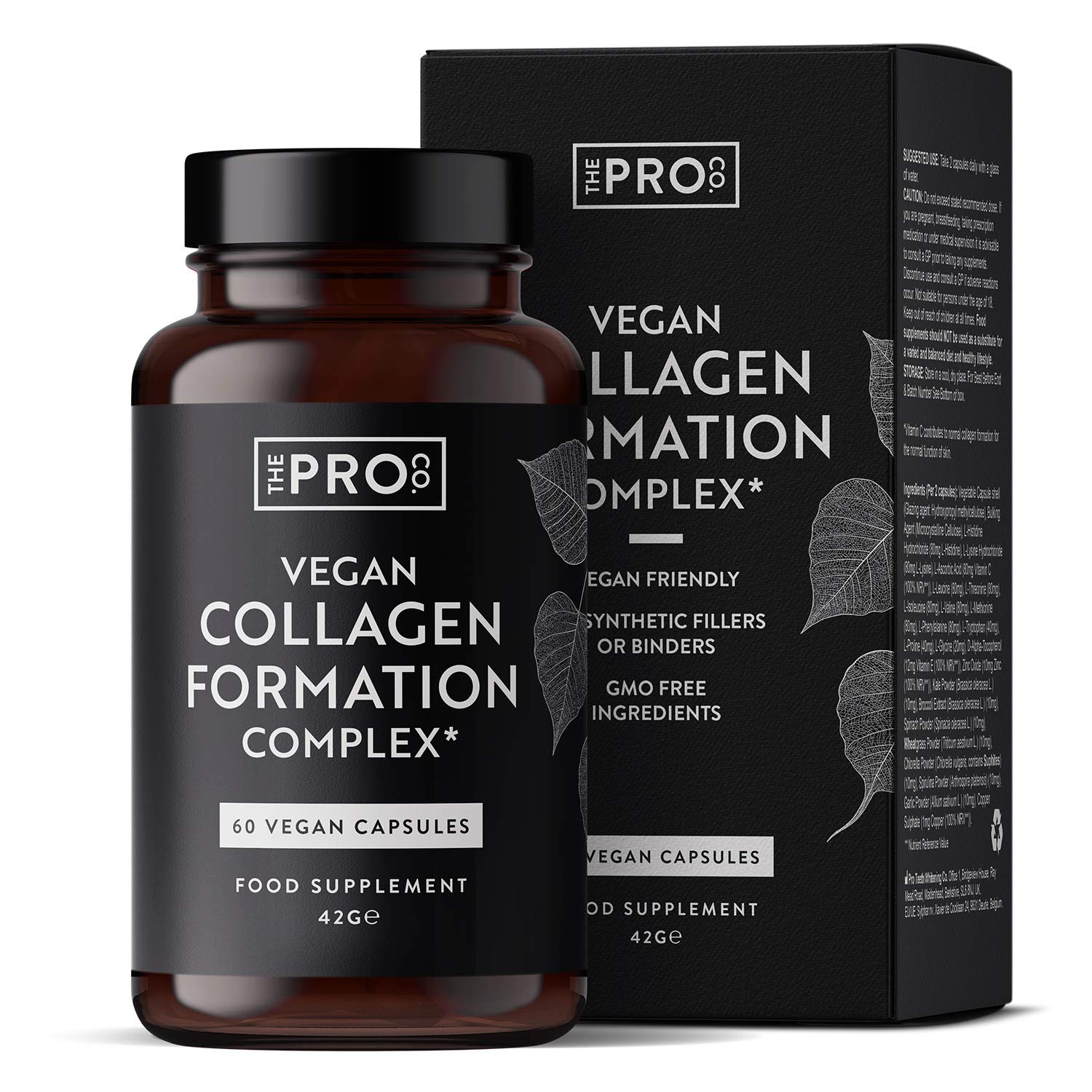 Premium Vegan Collagen Booster Supplement - Hair Skin & Nails Vitamins The Pro Co Au supplements