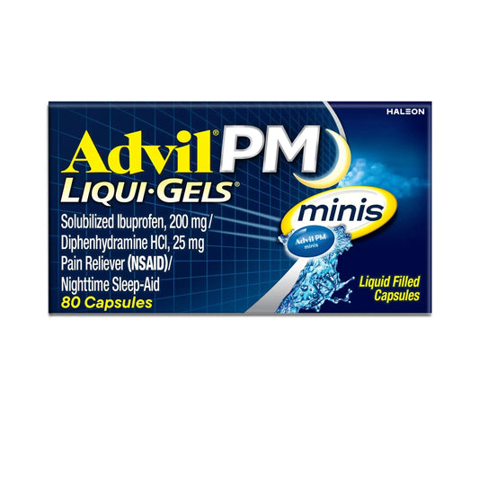 Advil PM Liqui-Gels Minis, 80 Liquid Filled Capsules AdvilAu supplements