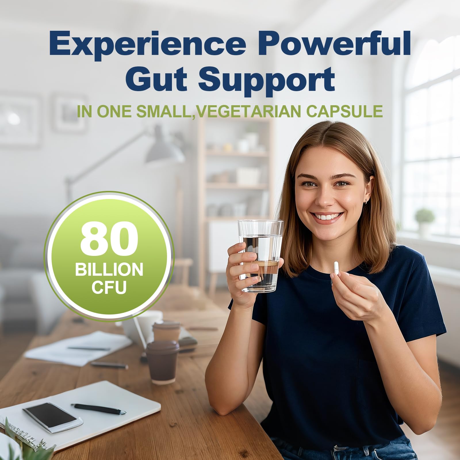 Migcopat Probiotic Prebiotic, Postbiotic & Digestive Enzymes for Digestive Health, 80 Billion CFU Probiotics Complete Gut Support with Berberine, Cinnamon, L-Glutamine, for Men & Women, 120 Capsules Migcopat Au supplements