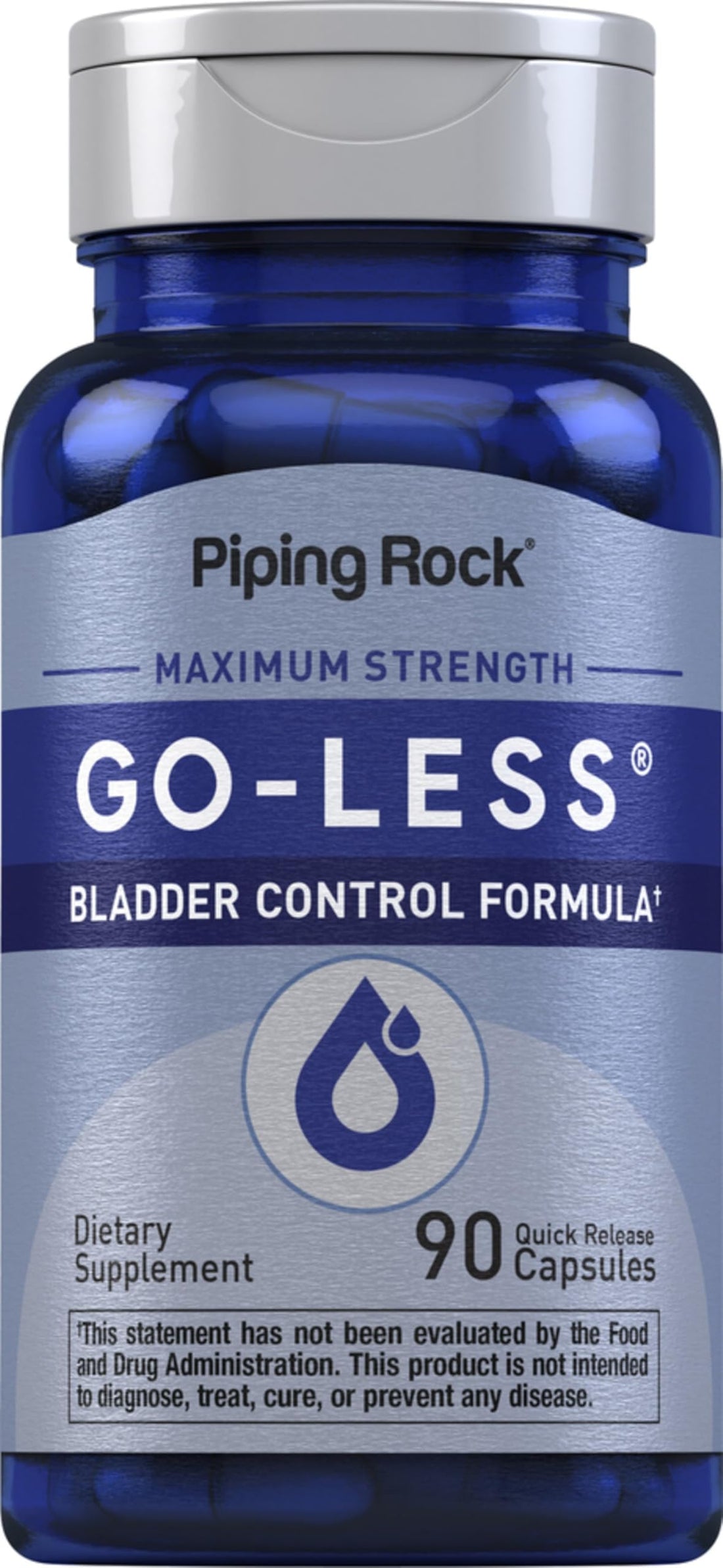 Piping Rock Bladder Control Pills for Women and Men | 90 Capsules | Maximum Strength Formula | Pumpkin Seed Extract | Non-GMO, Gluten Free Supplement Piping Rock Au supplements