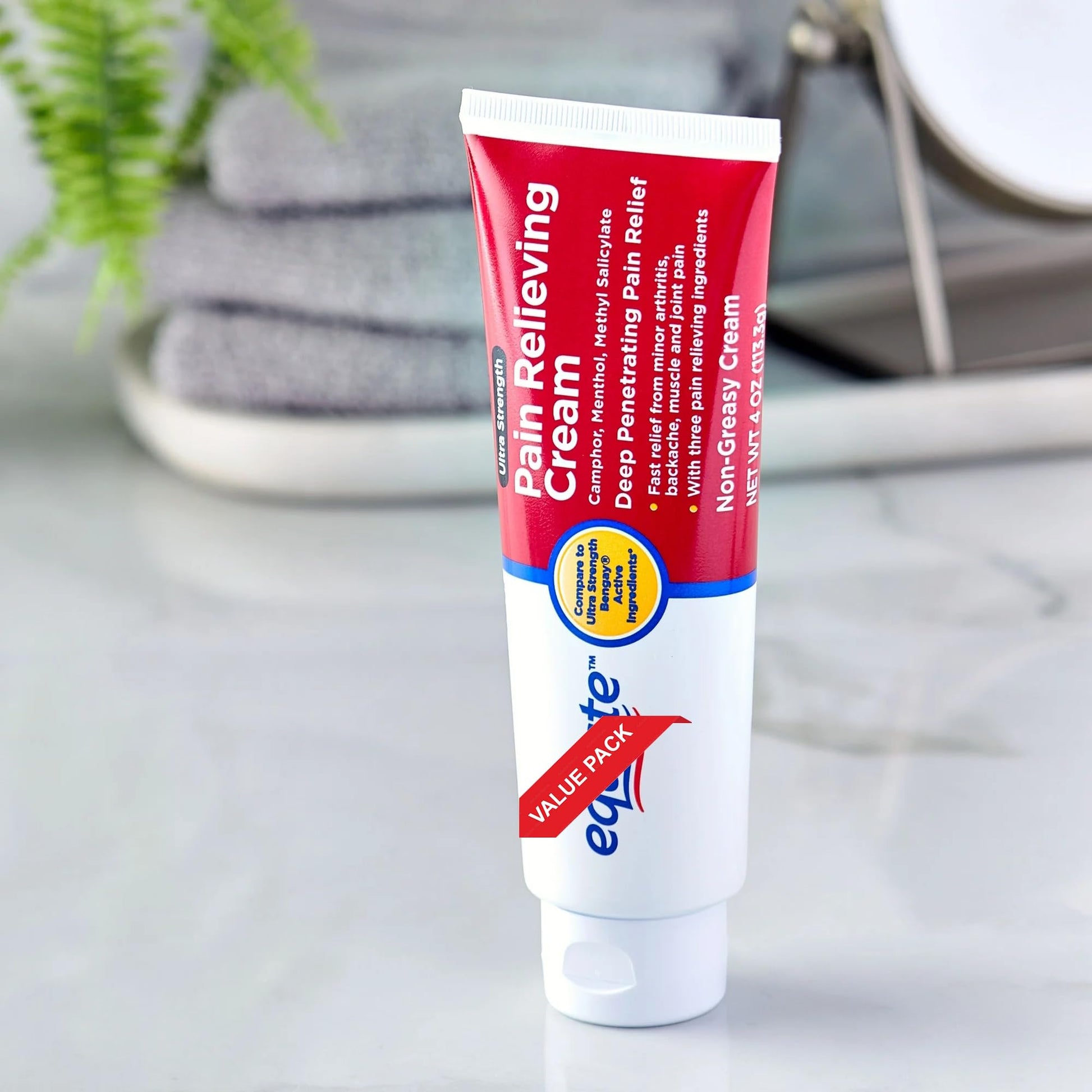 Equate Ultra Strength Pain Relieving Cream, Equate Ultra Strength Pain Relieving Cream Muscle Rub, 4 oz Aus Healthcare Au supplements